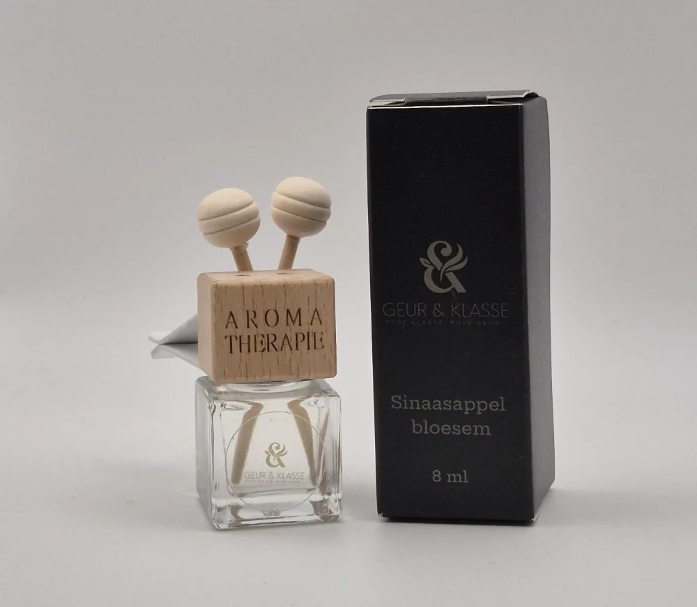 Verpakking autoparfum sinaasappelbloesem versie met hanger