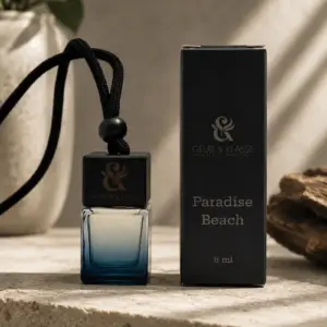 Verpakking autoparfum Paradise beach