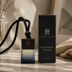 Autoparfum sinaasappelbloesem close-up