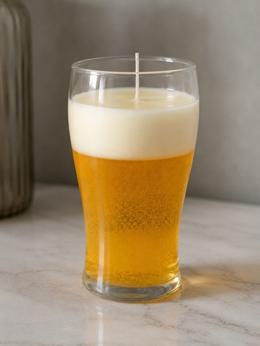 Kaars Golden Draft-bierglas
