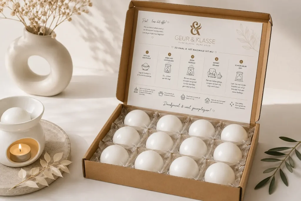 Waxmelts in de doos